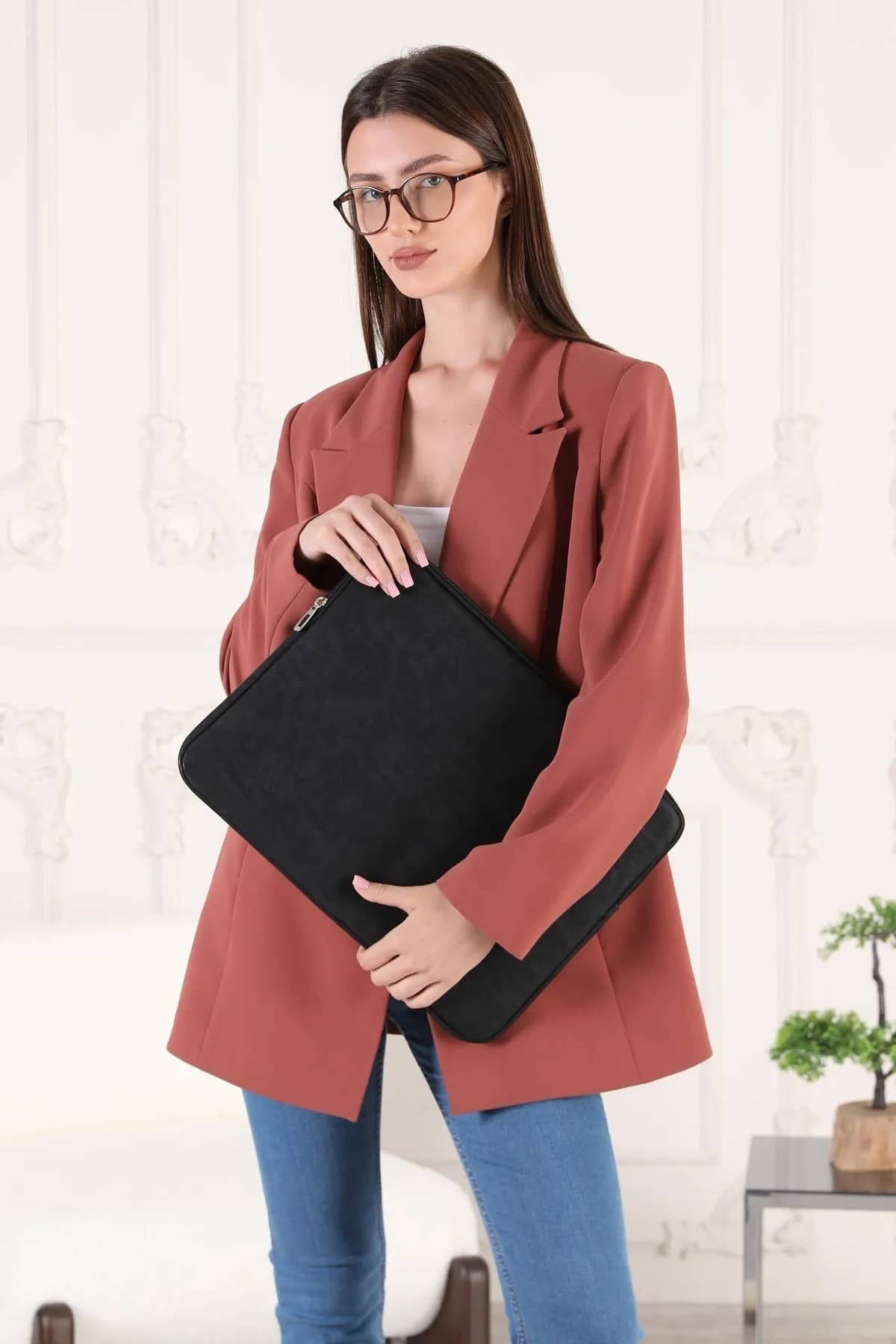 11.5-12.4 Inç Uyumlu -lenovo-samsung-huawei-xiaomi Tablet Kılıfı Çantası 32x23cm