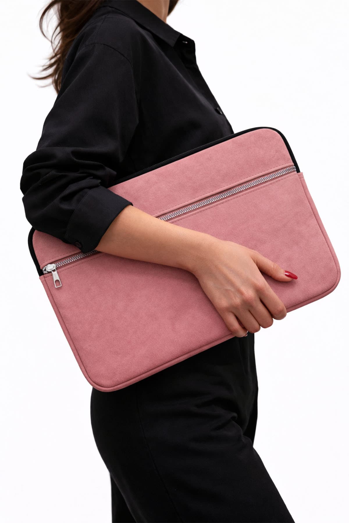 2 Bölmeli 15.6-16.1 Inç Uyumlu Macbook Kılıf Notebook Laptop Çantası