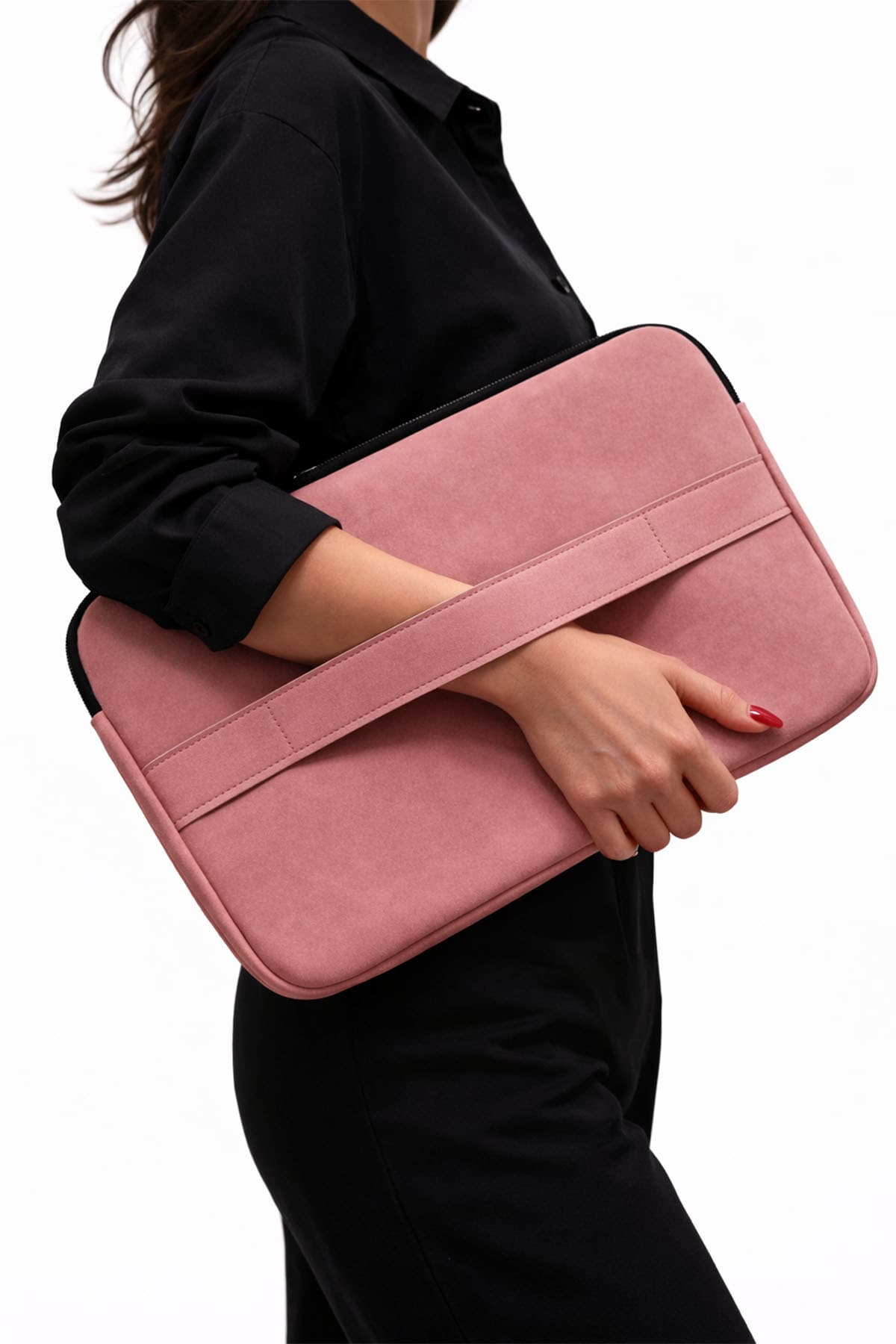 2 Bölmeli 15.6-16.1 Inç Uyumlu Macbook Kılıf Notebook Laptop Çantası