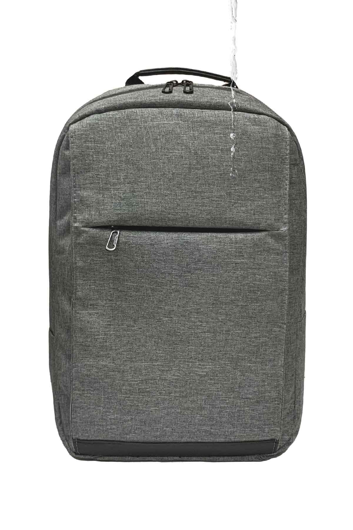 Weser Gri Su Geçirmez 15.6"-16.1" Laptop Notebook Bilgisayar Sırt Çantası